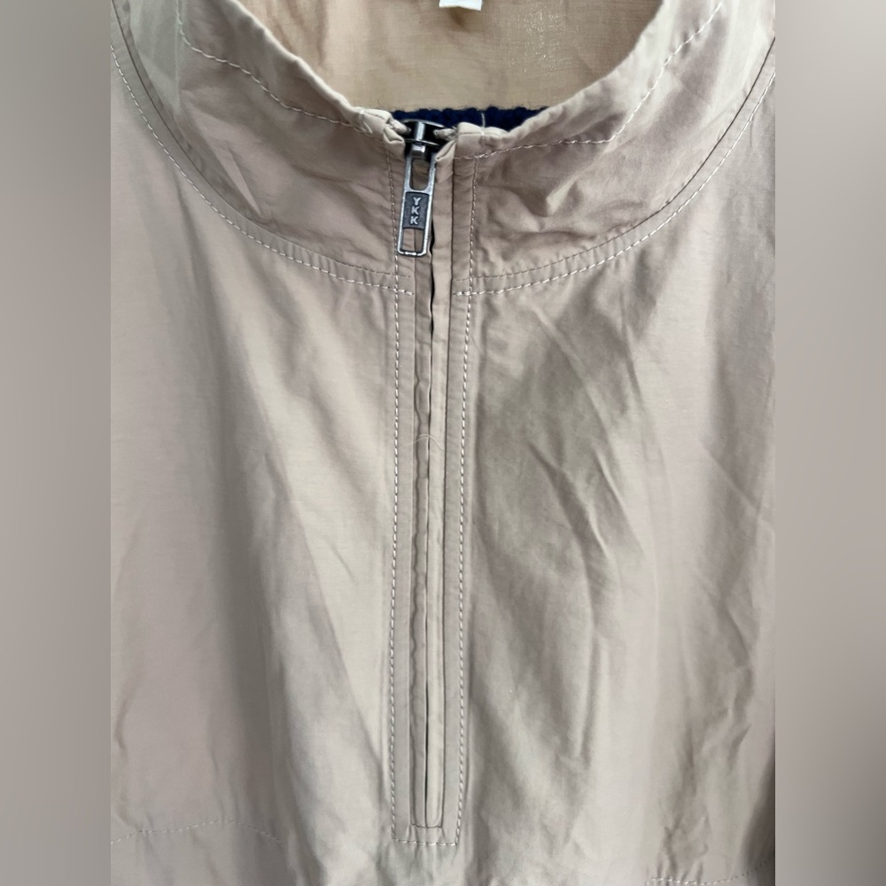 Eileen Fisher Neutral Lightweight Pullover Windbreaker - Picture 3 of 10